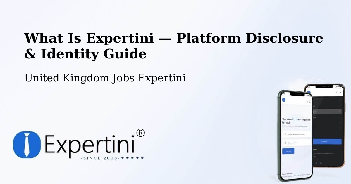 What Is Expertini — Platform Disclosure & Identity Guide – Bodedern